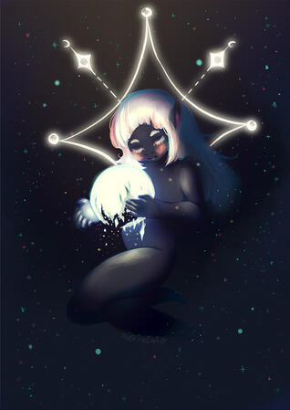 [oc] moon goddess